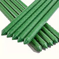 PVC-Coated Steel Garden Stakes 90cm – 10 Pack